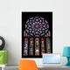 Rose Stained Glass Window Wall Decal