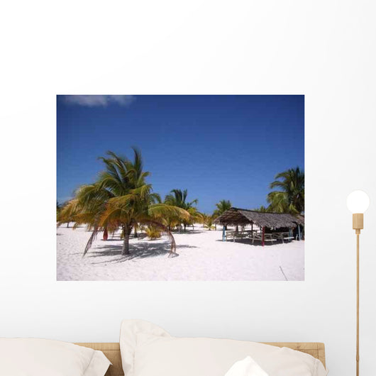Caribbean Beach Bar - Horiztonal Wall Decal