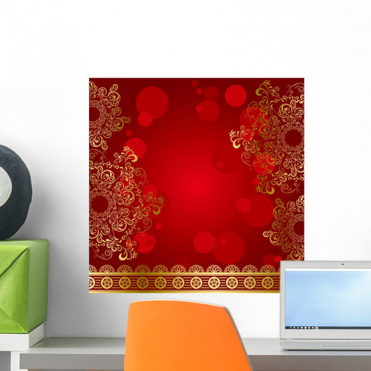 Abstract Luxury Frame Wall Decal