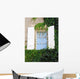 House Window with White Wall Decal