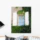 House Window with White Wall Decal