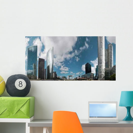 La Defense Panoramic Paris Wall Decal