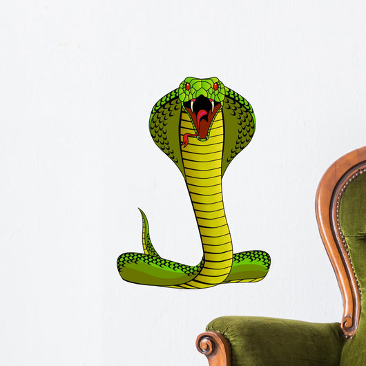 Cobra Color Illustration Wall Decal