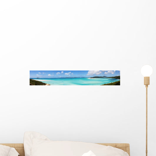 Beach and Ocean Panorama Wall Decal Panoramic Wall Decal