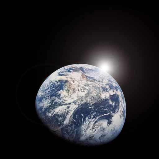 Earth Sun Wall Decal