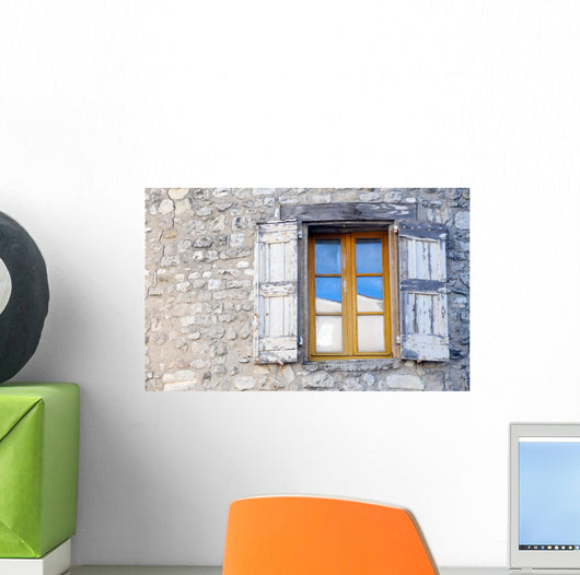 Window Old Stone House Wall Decal