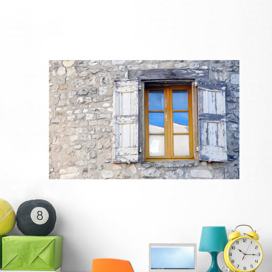 Window Old Stone House Wall Decal