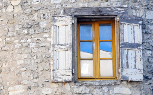 Window Old Stone House Wall Decal