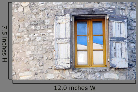 Window Old Stone House Wall Decal