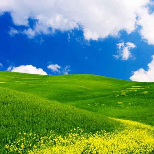 Flowered Landscape Wall Decal