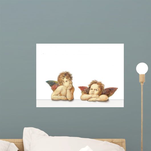 Two Angels Wall Decal