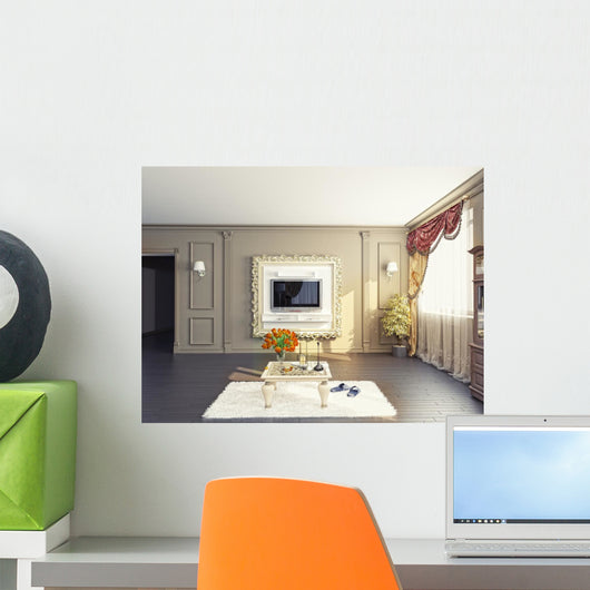 Modern Living Room Wall Decal