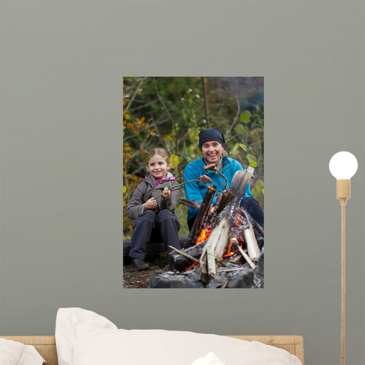 Family Are Baking Sausages Wall Decal
