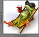 Frog Vacation Wall Decal