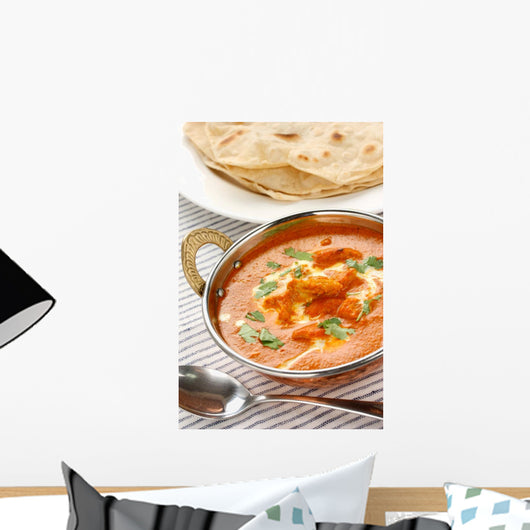 Butter Chicken Indian Cuisine Wall Decal