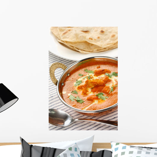 Butter Chicken Indian Cuisine Wall Decal