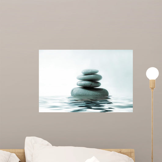 Rocks on Water Wall Mural