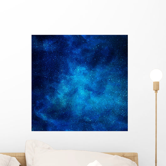 Space with Stars Wall Decal