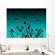 Tree Crows Twilight Wall Decal