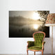 Morning's Fog over Lake Wall Decal