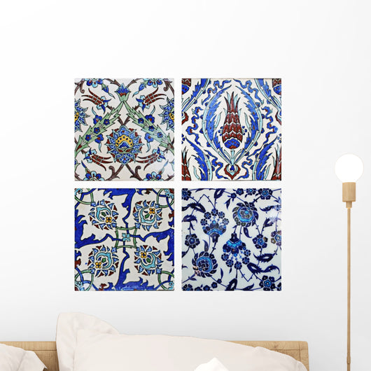 Turkish Wall Tiles Collage Wall Decal