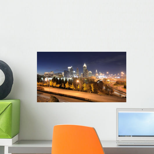 Atlanta Georgia Cityscape Wall Mural