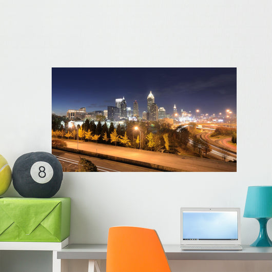 Atlanta Georgia Cityscape Wall Mural