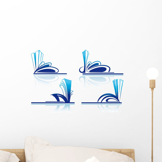 Abstract Architectural Compositions Wall Stickers Wall Decal