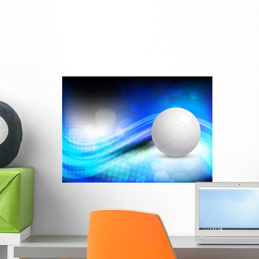 Bright Abstract with Ball Wall Decal