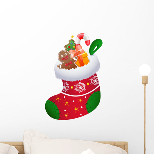 Christmas Sock Wall Decal