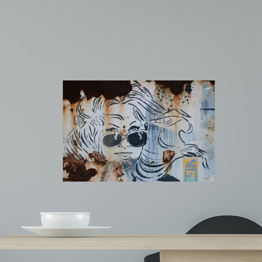 70s Color Book Model Wall Decal