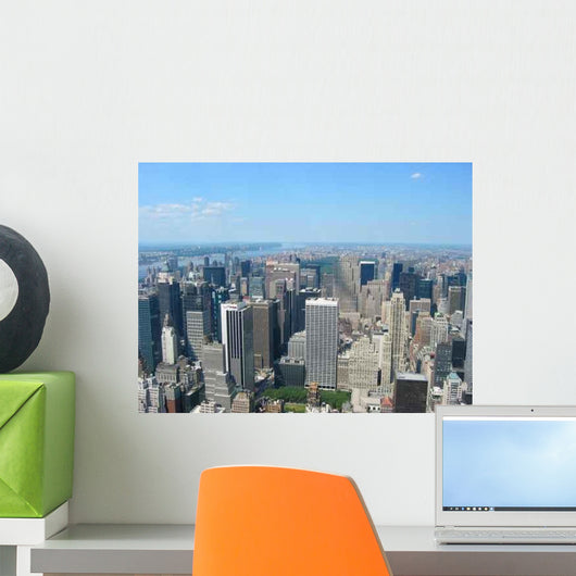 New York City Aerial Skyline Wall Decal