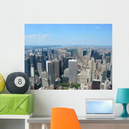 New York City Aerial Skyline Wall Decal