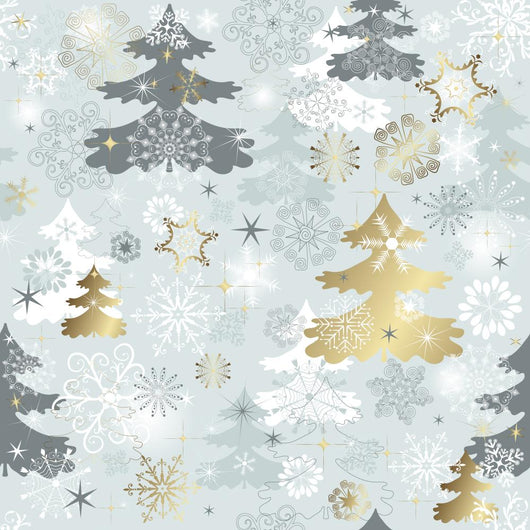 Winter Repeating Pattern Wall Decal