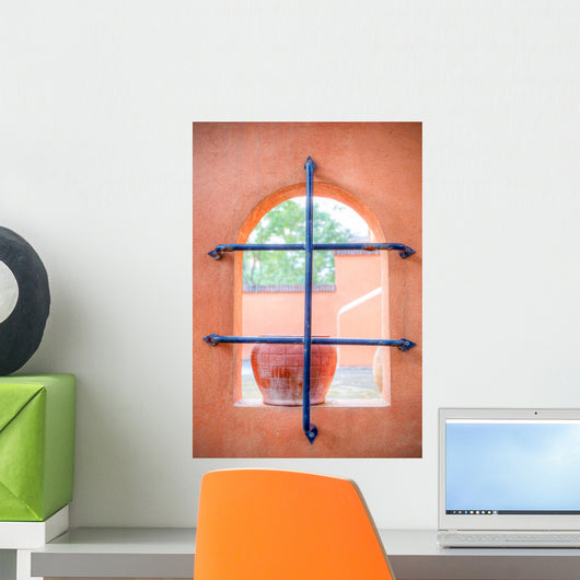 Arched Wall Hole with Wall Decal