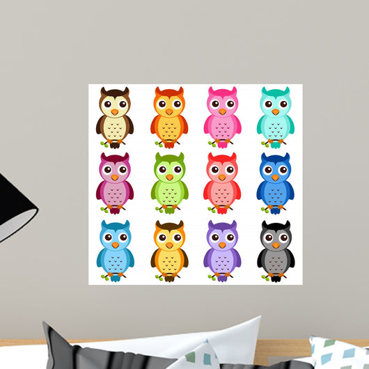 Colorful Theme Cute Vector Wall Decal