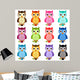 Colorful Theme Cute Vector Wall Decal