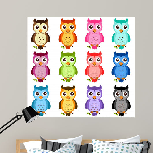 Colorful Theme Cute Vector Wall Decal