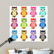 Colorful Theme Cute Vector Wall Decal