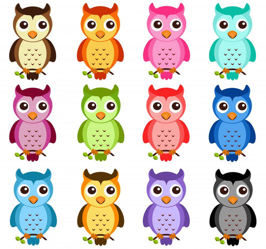 Colorful Theme Cute Vector Wall Decal