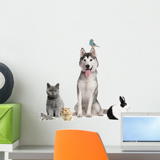 Group of Pets 1 Wall Decal