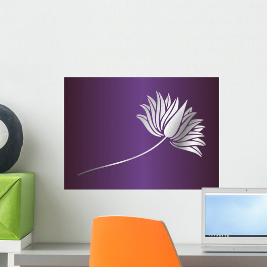 Water Lily India Wall Decal