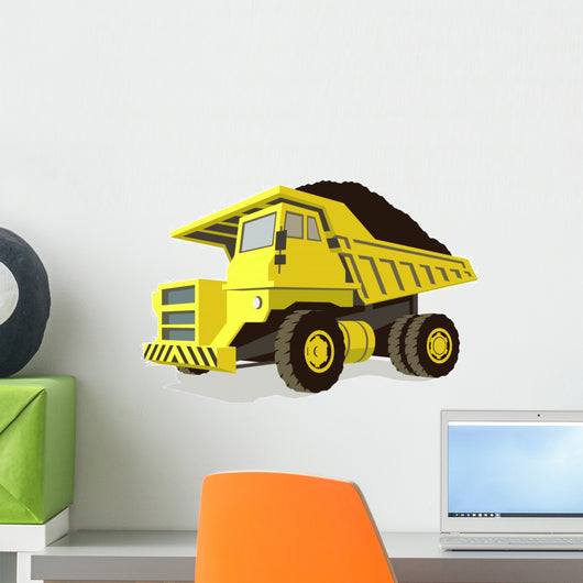 Dump Truck Wall Decal