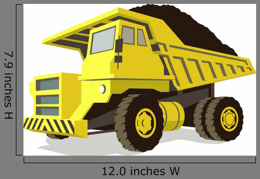 Dump Truck Wall Decal