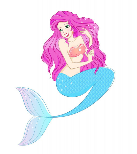 Beautiful Mermaid Wall Decal