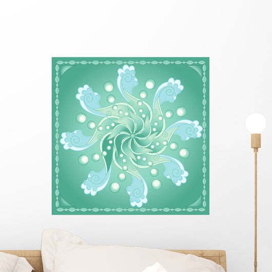 Mandala Aquatic Wall Decal