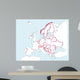 European Map Wall Decal