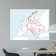 European Map Wall Decal