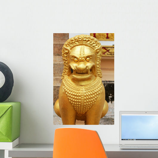 Temple Statue Thailand Wall Decal