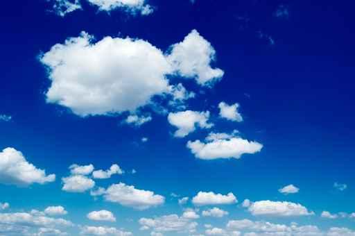 Blue Sky and Beautiful Wall Decal